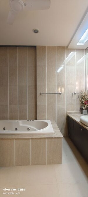 Bathroom in 3 BHK Builder Floor at Defence Colony – for Rent