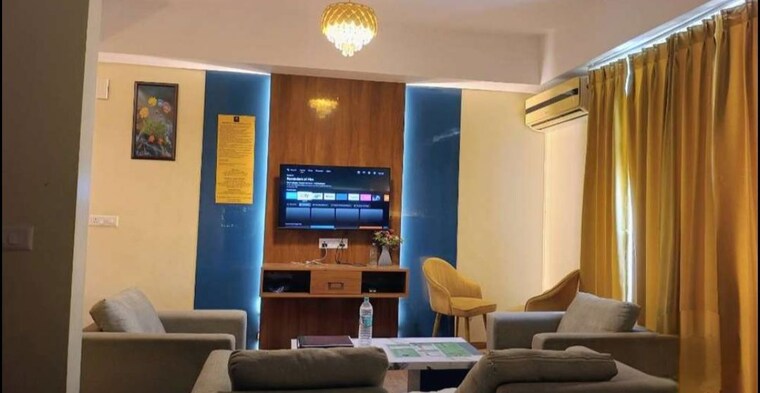 Living Room, vibhuti khand 1 Bedroom 619 Sq.Ft. Apartment In Vibhuti Khand Lucknow 10621012