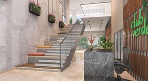Staircase in 4 BHK Apartment at Keya The Lake Terraces, Electronic City – for Sale