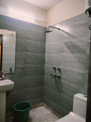 Bathroom in 1 RK Builder Floor at Saket – for Rent