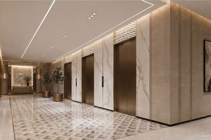 Building Lobby in 6+ BHK Penthouse at Wadhwa Marina Vista, Pali Hill – for Sale