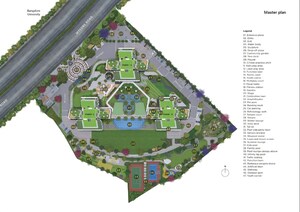 Master Plan in 3.5 BHK Apartment at Sattva Aaranya, Raja Rajeshwari Nagar – for Sale
