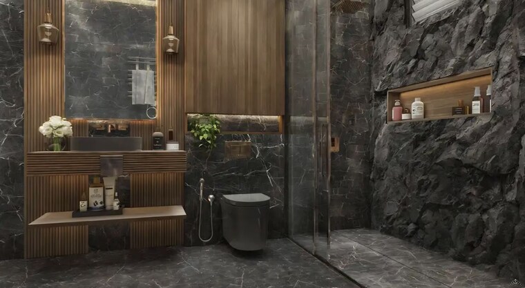 Bathroom, sattva-aaranya 4 Bedroom 2944 Sq.Ft. Apartment In Raja Rajeshwari Nagar Bangalore 10621161