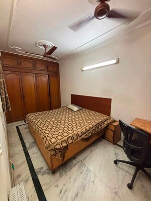 Bedroom in 2 BHK Builder Floor at Malviya Nagar – for Rent