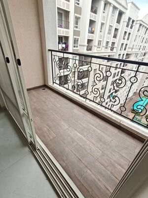 Balcony in 3 BHK Apartment at Nyati Era, Dhanori – for Rent