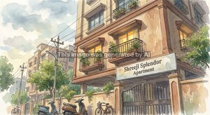  Apartment – Exterior View View at Brahmand - for Sale