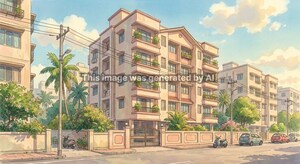  Apartment – Exterior View View at Airoli - for Sale
