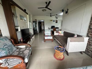 Living Room in 3 BHK Apartment at CCI Rivali Park, Borivali East – for Rent