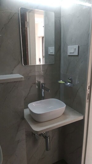 Bathroom in 1 BHK Apartment at Worli – for Rent