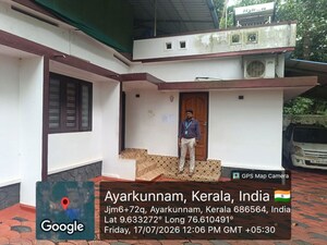  Independent House – Exterior View View at Changanassery - for Sale