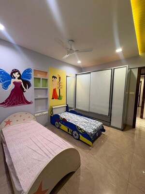 Bedroom in 5 BHK Apartment at Kumar Privie Selena, Pashan – for Rent