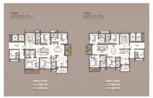 Master Plan in 4 BHK Apartment at Rajapushpa Skyra, Kokapet – for Sale