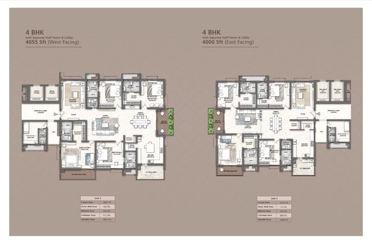 Master Plan, rajapushpa-skyra 4 Bedroom 4055 Sq.Ft. Apartment In Kokapet Hyderabad 10621442