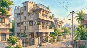  Independent House – Exterior View View at Mantana Kurchi - for Sale