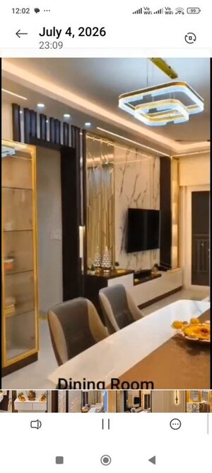 Living Room in 3 BHK Apartment at Salarpuria Sattva Park Cubix, Devanahalli – for Rent