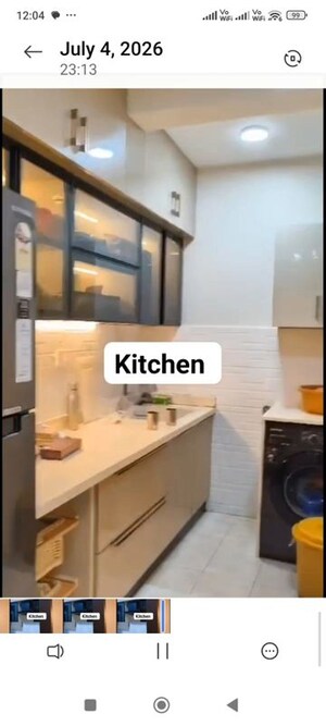 Kitchen in 3 BHK Apartment at Salarpuria Sattva Park Cubix, Devanahalli – for Rent