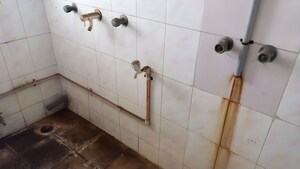 Bathroom in  Apartment at Krishna Radha Society – for Sale