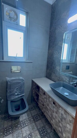Bathroom in 2 BHK Builder Floor at Kalkaji – for Rent