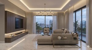 Living Room in 2 BHK Apartment at Origin Rock Highland, Kandivali West – for Sale