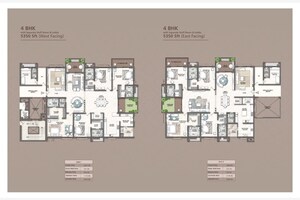Master Plan in 4 BHK Apartment at Rajapushpa Skyra, Kokapet – for Sale