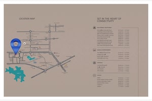 4 BHK Apartment – Map Location View at Rajapushpa Skyra, Kokapet - for Sale