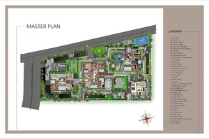 Master Plan in 4 BHK Apartment at Rajapushpa Skyra, Kokapet – for Sale