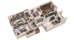 4 BHK + Basement Apartment For Sale in Pranav Pearl Palace