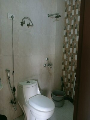 Bathroom in 1 RK Builder Floor at Neb Sarai – for Rent