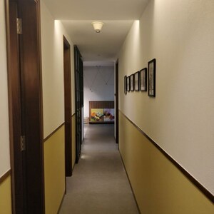 Building Lobby in 3 BHK Apartment at Lodha Trump Tower, Worli – for Rent