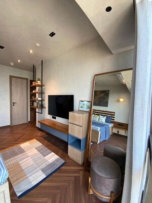 Bathroom in 2 BHK Apartment at Gardenia Apartment Khar West, Khar West – for Rent