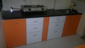 Kitchen in 1 BHK Apartment at Vegas Plaza, Owale – for Rent