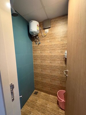 Bathroom in 1 BHK Apartment at Lodha Crown Quality Homes, Majiwada – for Rent