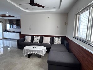 Living Room in 3 BHK Apartment at Candeur 40, Miyapur – for Rent