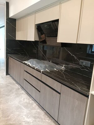 Kitchen in 3 BHK Builder Floor at SS Southend Floors, South City 2 – for Rent