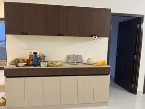 Kitchen in 3 BHK Apartment at Purva Atmosphere, Thanisandra Main Road – for Rent