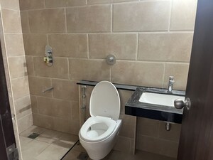 Bathroom in 3 BHK Apartment at Purva Atmosphere, Thanisandra Main Road – for Rent