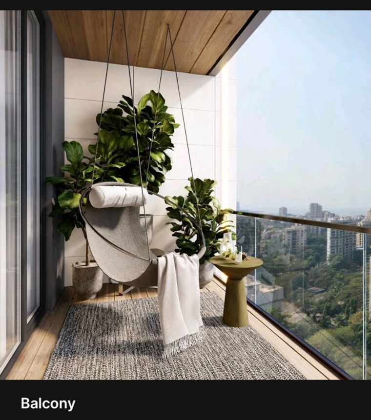 Balcony, rustomjee-the-panorama 4 Bedroom 2537 Sq.Ft. Apartment In Pali Hill Mumbai 10622104