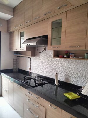 Kitchen in 2 BHK Apartment at L And T Seawoods Residences, Seawoods – for Rent