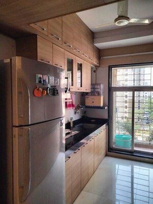 Kitchen in 2 BHK Apartment at L And T Seawoods Residences, Seawoods – for Rent