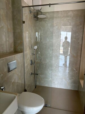 Bathroom in 3 BHK Apartment at L&T Seawoods Residences Phase 2, Seawoods – for Rent