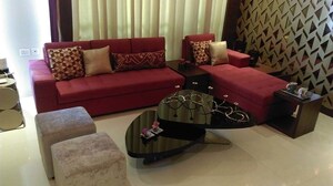 Living Room in 4 BHK Villa at Greater Infra CS Rao Green Valley, Bachupally – for Sale