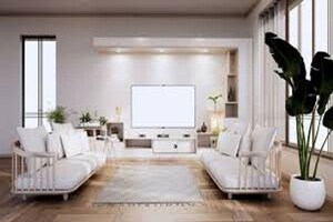 Living Room in 3 BHK Apartment at Bren Luxuria, Arekere – for Sale