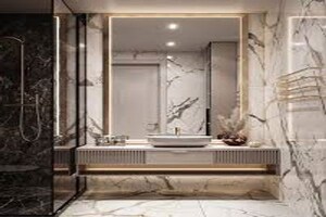 Bathroom in 3 BHK Apartment at Bren Luxuria, Arekere – for Sale