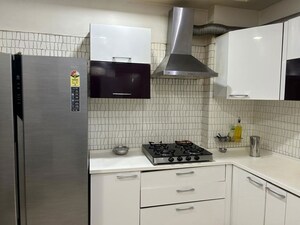 Kitchen in 4 BHK Builder Floor at New Friends Colony – for Sale