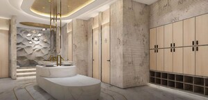 Building Lobby in 3 BHK Apartment at Piramal Mahalaxmi, Mahalaxmi – for Sale