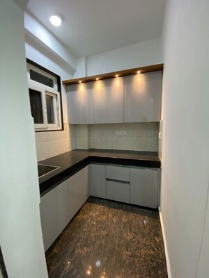 Kitchen in Studio Builder Floor at Sushant Lok I – for Rent