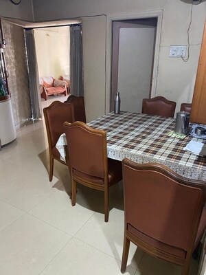 Living Room in 3 BHK Apartment at River View CHS, Karve Nagar – for Rent