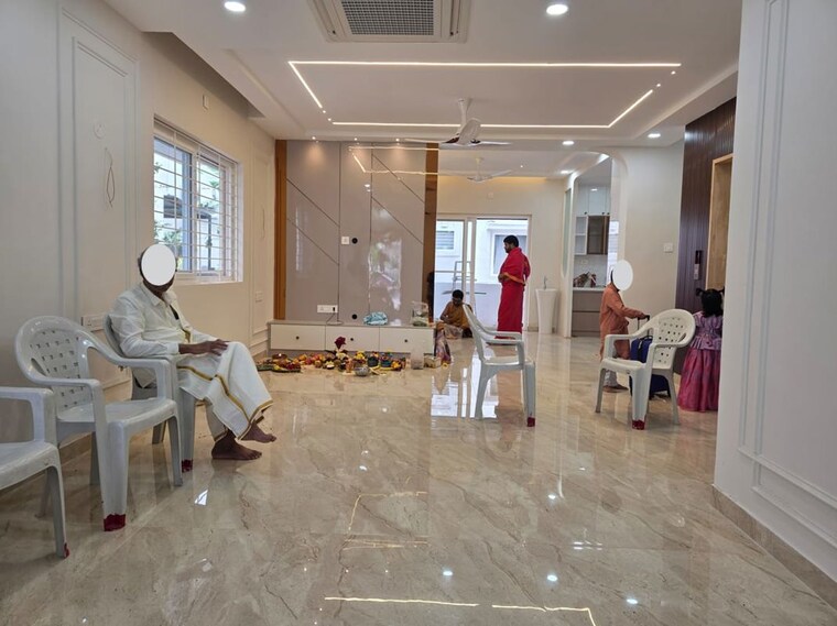 Living Room, pruthvi-adithya-belmont-greene 4 Bedroom 4500 Sq.Ft. Villa In Tellapur Hyderabad 10622283