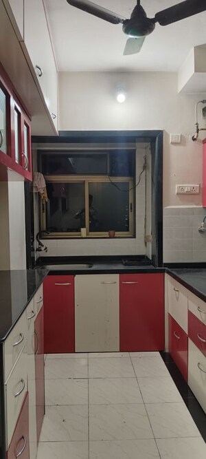 Kitchen in 2 BHK Apartment at Runwal Heights, Mulund West – for Sale