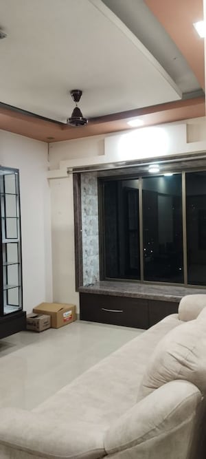 Living Room in 2 BHK Apartment at Runwal Heights, Mulund West – for Sale
